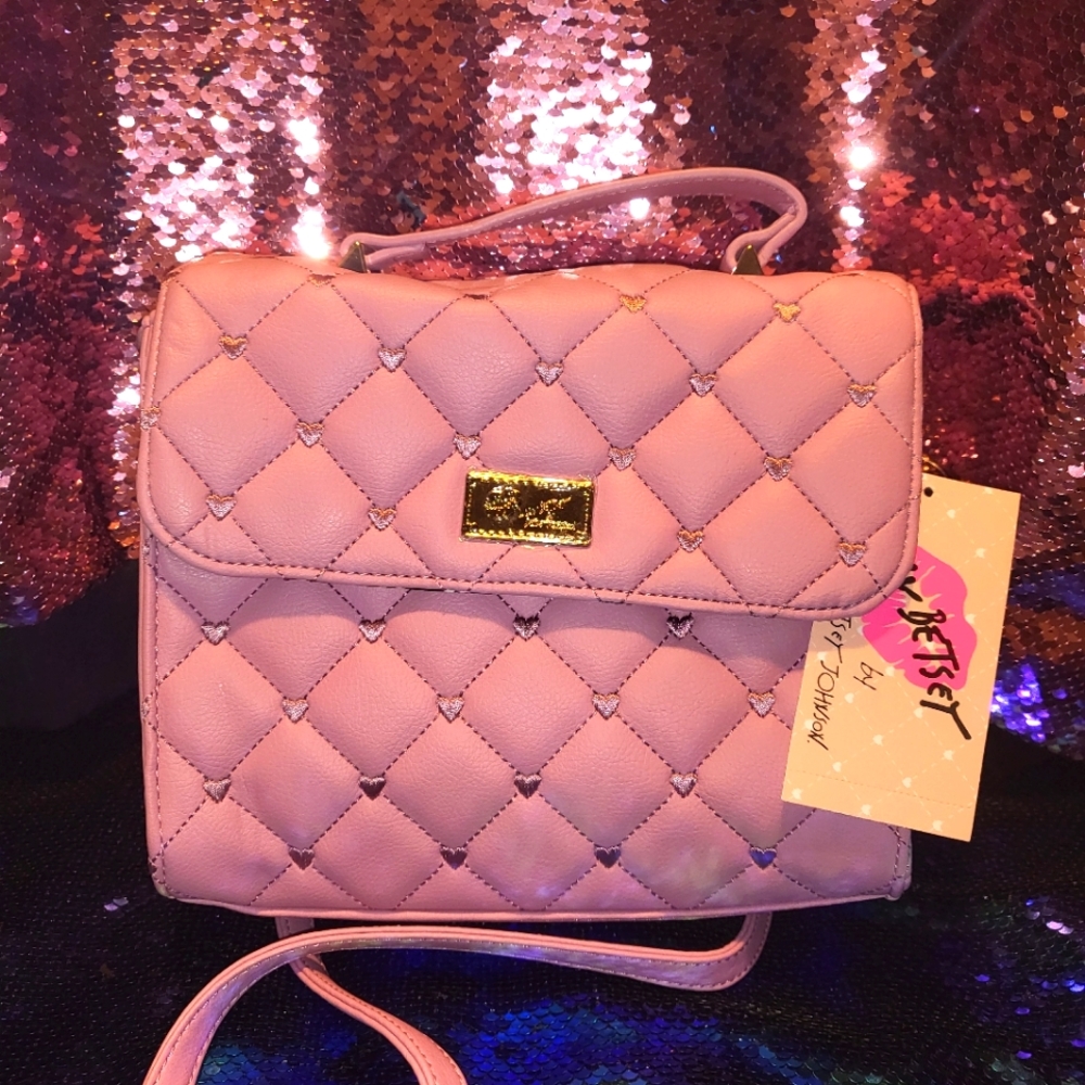 Betsy Johnson Mauve Crossbody